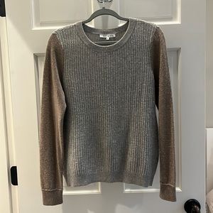 Barrow&Grove Size M Waffle Weave 100% Cashmere Sweater